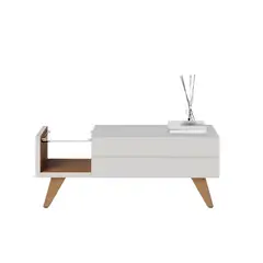 DI PORETTI - Mesa de Centro Noronha Blanco 54x90x35.6 cm
