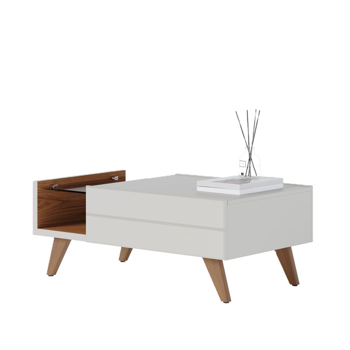 DI PORETTI - Mesa de Centro Noronha Blanco 54x90x35.6 cm