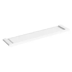 KLIPEN - Repisa vidrio blanco mate 50 cm