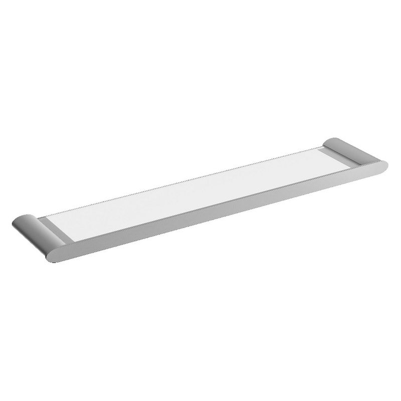 KLIPEN - Repisa de vidrio gun grey 50 cm
