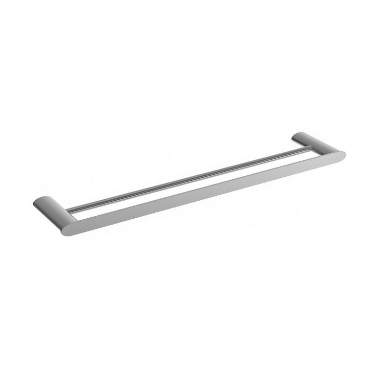 Toallero de baño barra doble gun grey 60 cm