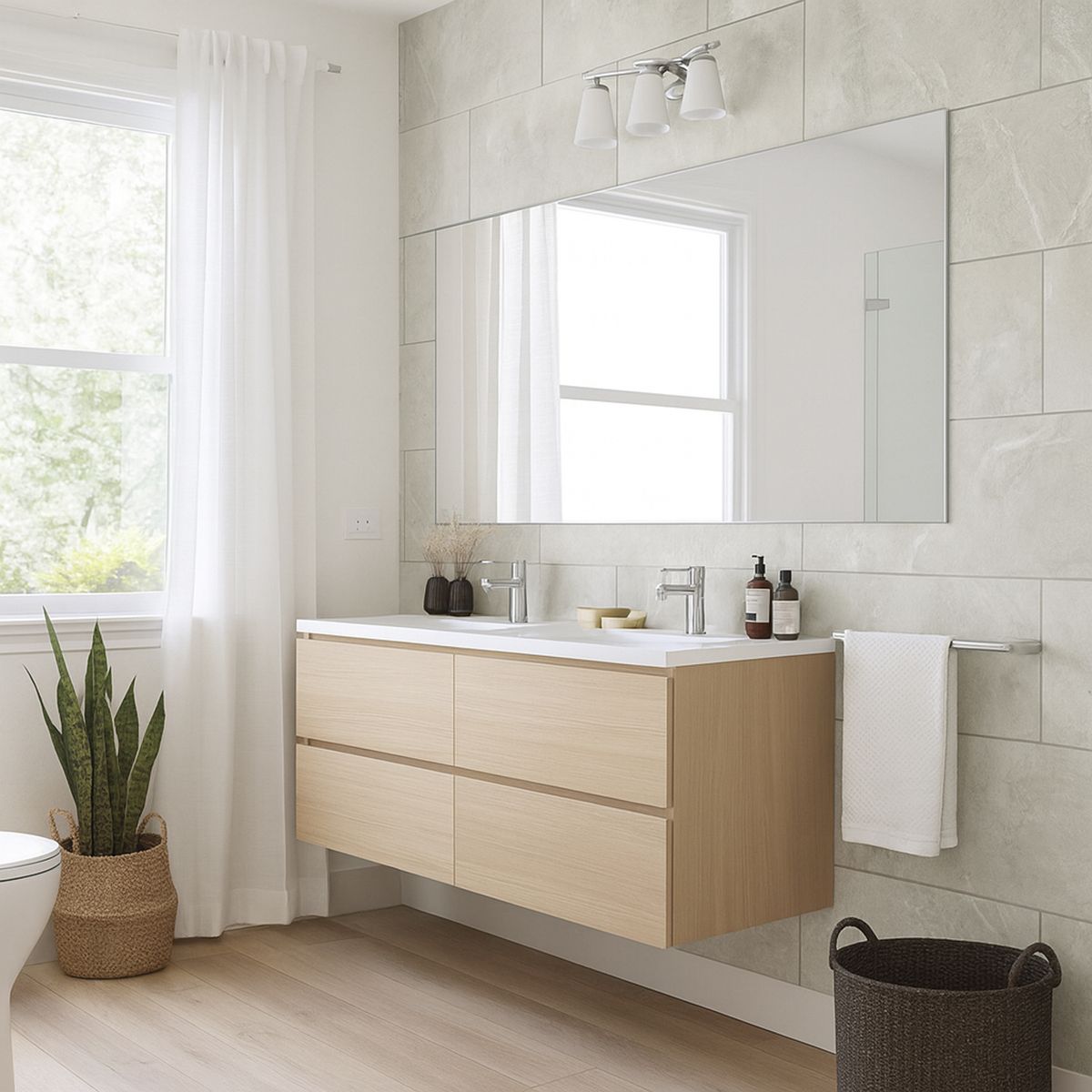 KLIPEN - Toallero de baño barra doble gun grey 60 cm