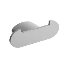 KLIPEN - Percha de baño doble blanco mate