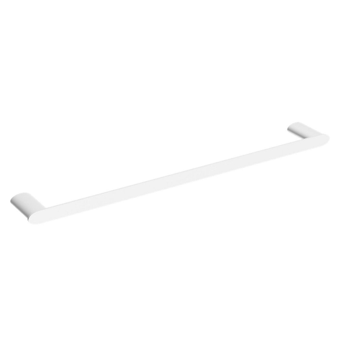 KLIPEN - Toallero de baño barra blanco mate 60 cm