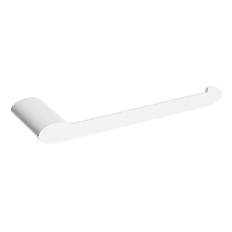 Toallero de baño blanco mate