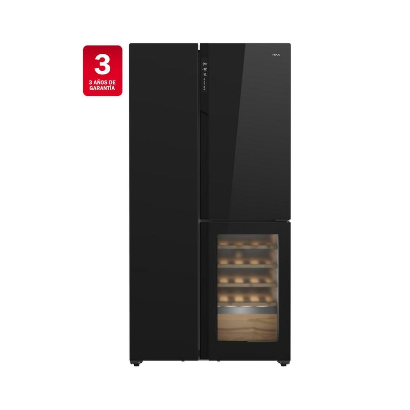 TEKA - Refrigerador 2 Puertas Side by Side No Frost 421 Litros Negro RLF 85950