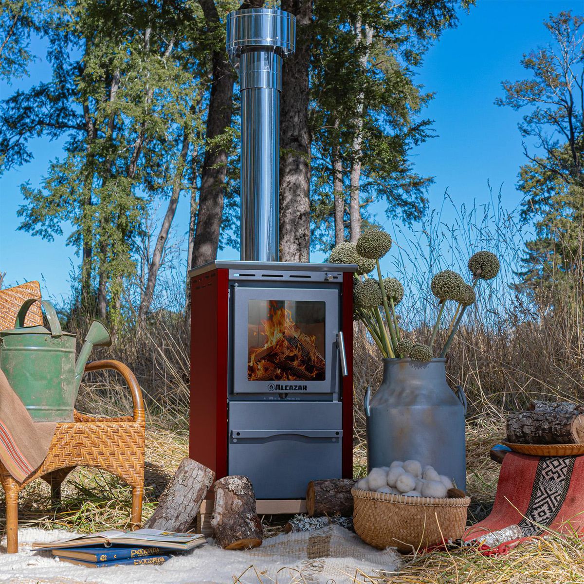 ALCAZAR - Estufa Leña Patagonia 