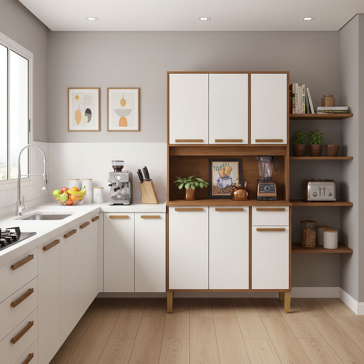 HOME MOBILI - Kit mueble de cocina Lagos