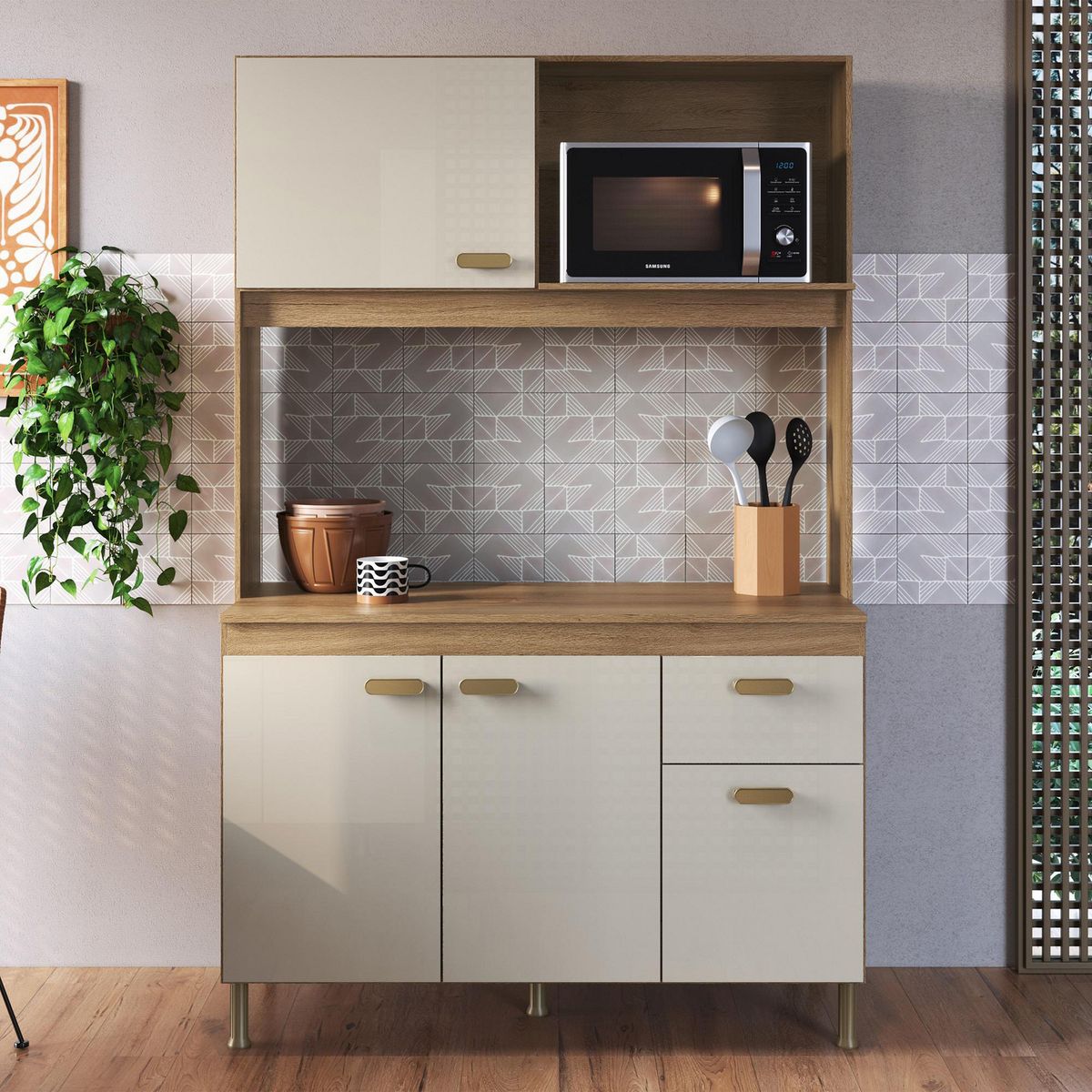 HOME MOBILI - Kit mueble de cocina Venetto