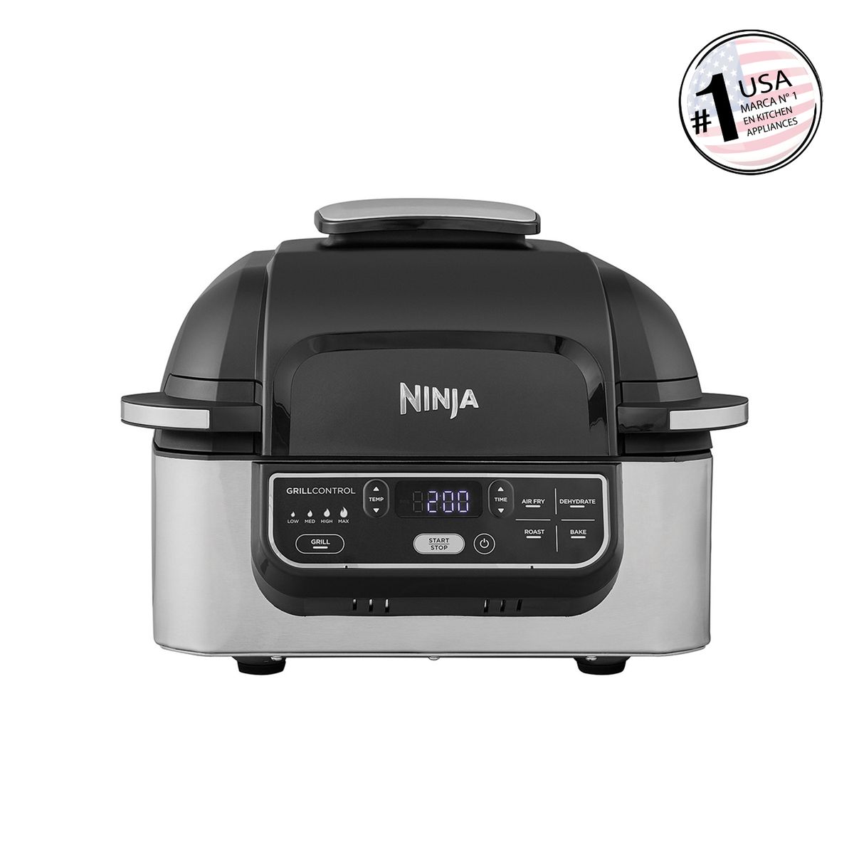 NINJA - Parrilla Eléctrica 1760 W negro AG301EU