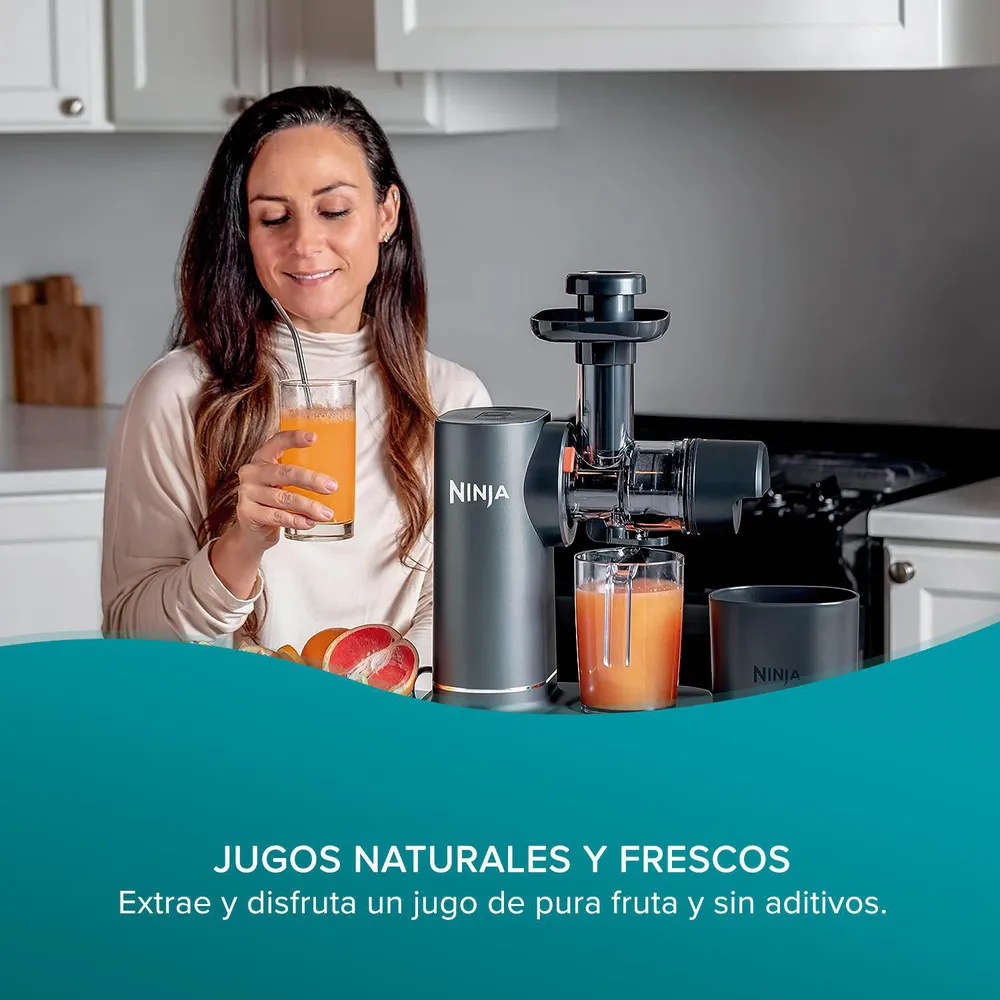 Ninja Extractor de Jugo Prensado en Frío NeverClog JC151EU Negro, foto 5