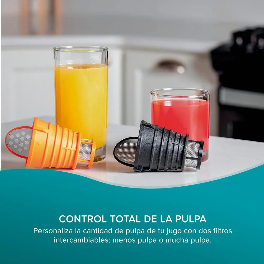 Ninja Extractor de Jugo Prensado en Frío NeverClog JC151EU Negro, foto 6