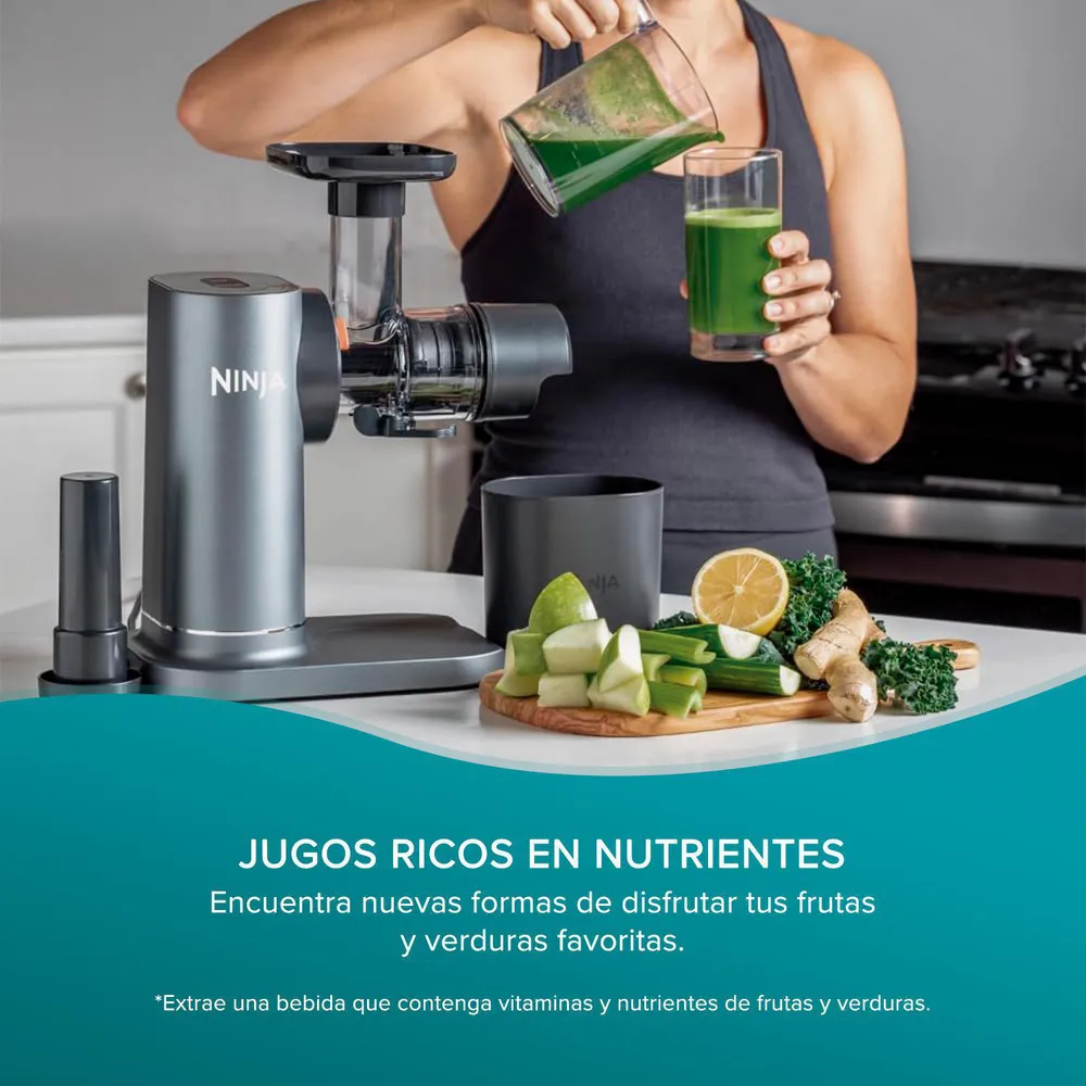Ninja Extractor de Jugo Prensado en Frío NeverClog JC151EU Negro, foto 7