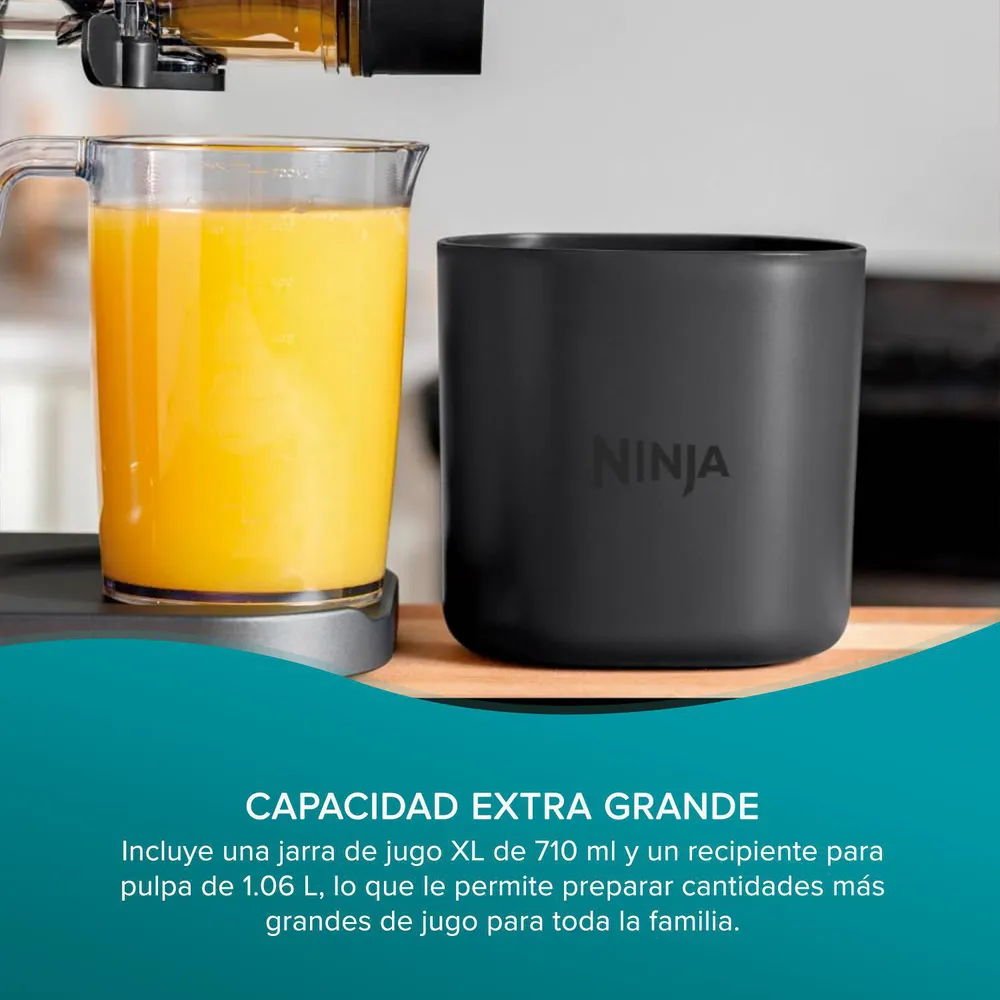 Ninja Extractor de Jugo Prensado en Frío NeverClog JC151EU Negro, foto 10