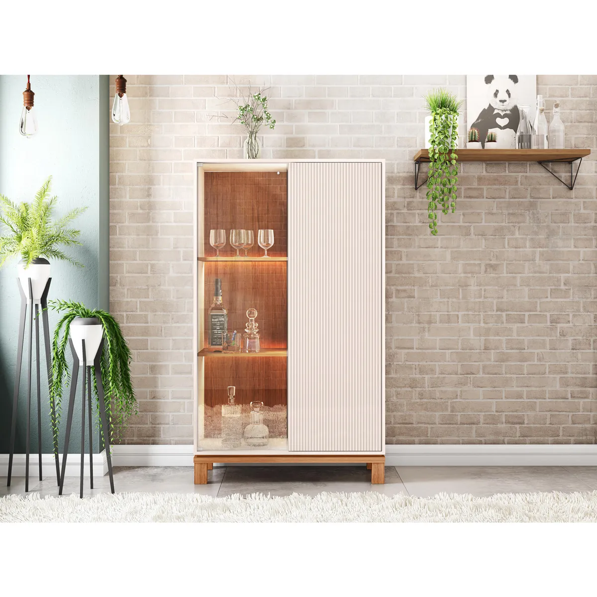 DECOCASA - Vitrina Mondrian Ow Cast