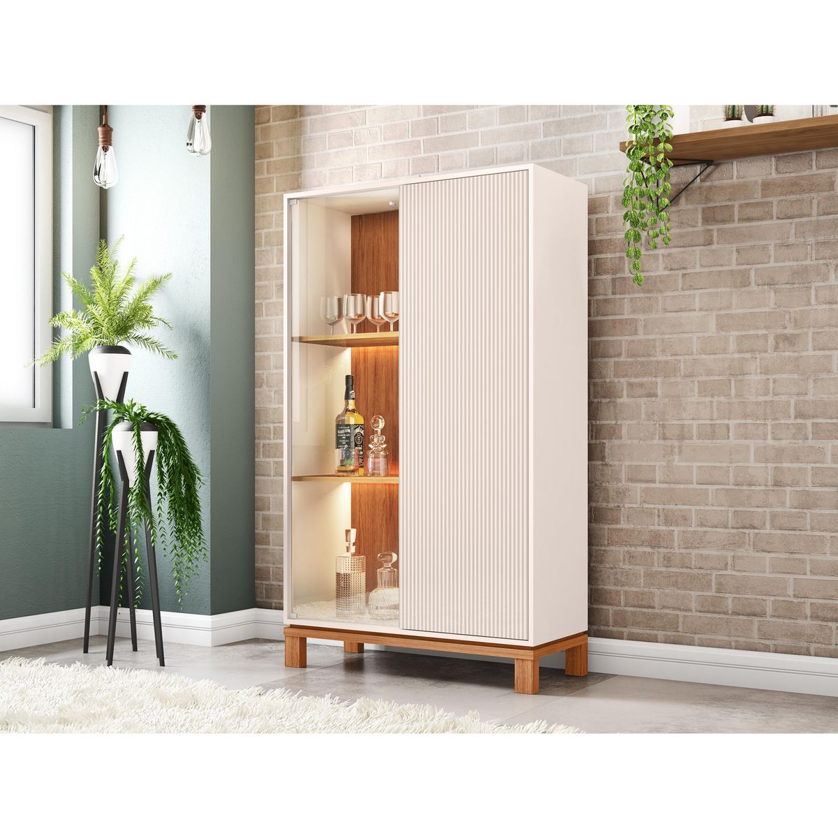 DECOCASA - Vitrina Mondrian Ow Cast