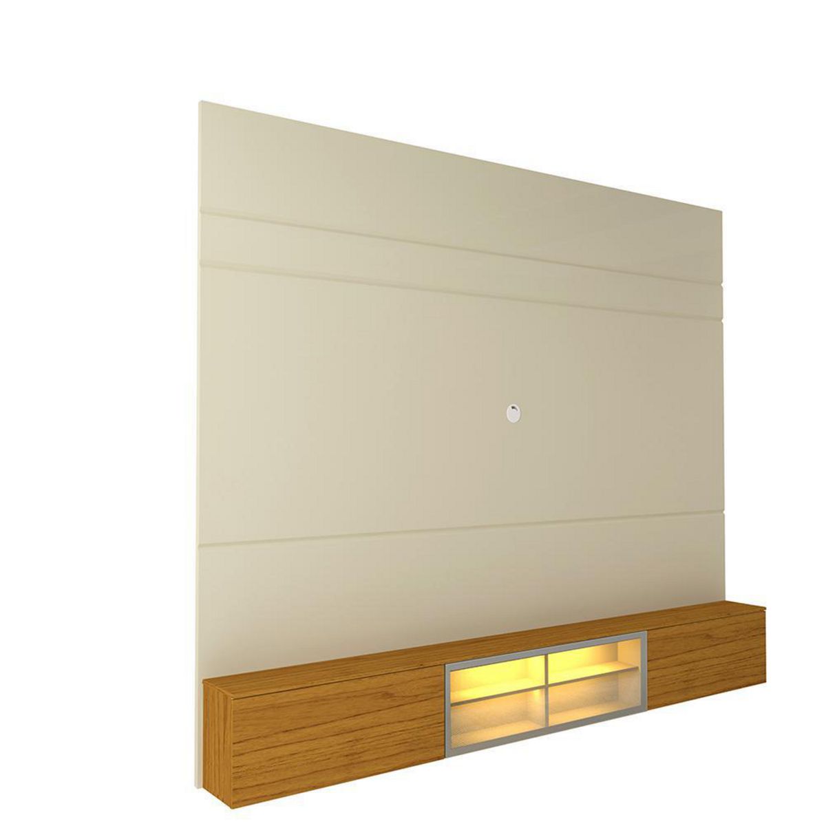 DECOCASA - Home 75 " Luminare Off White Castaño 217x217x35.3 cm