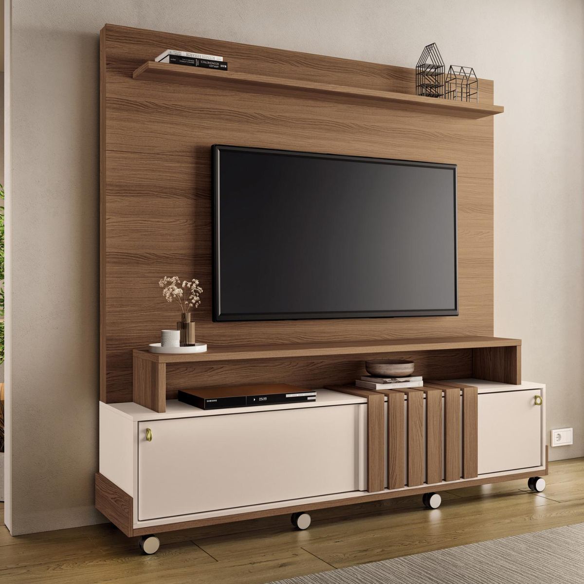 ONESSTA - Home 75 " Bold Castaño/OFF white 180x180x40 cm