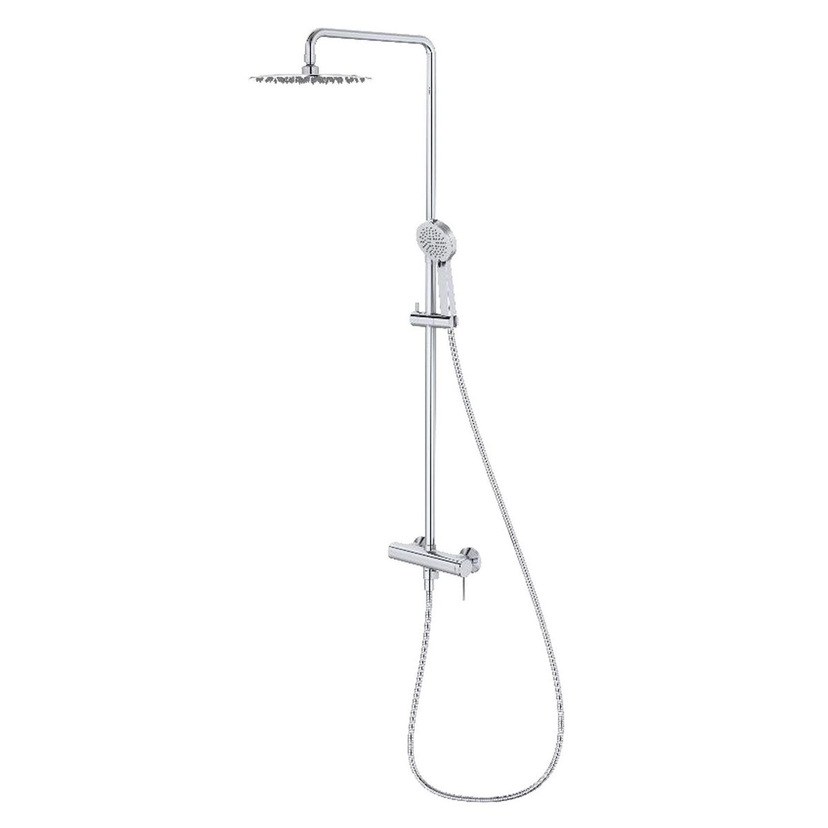 KLIPEN - Columna de ducha acero inoxidable duchas ABS cromado flexible 150