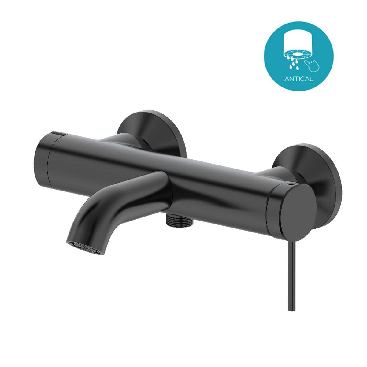 KLIPEN - Mezclador tina-ducha Trend Negro