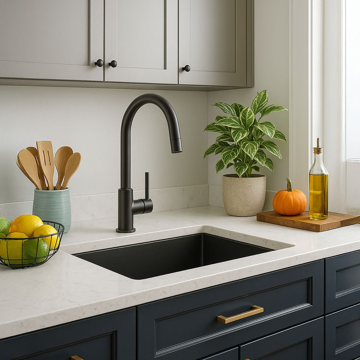 KLIPEN - Monomando lavaplatos Trend Grafito