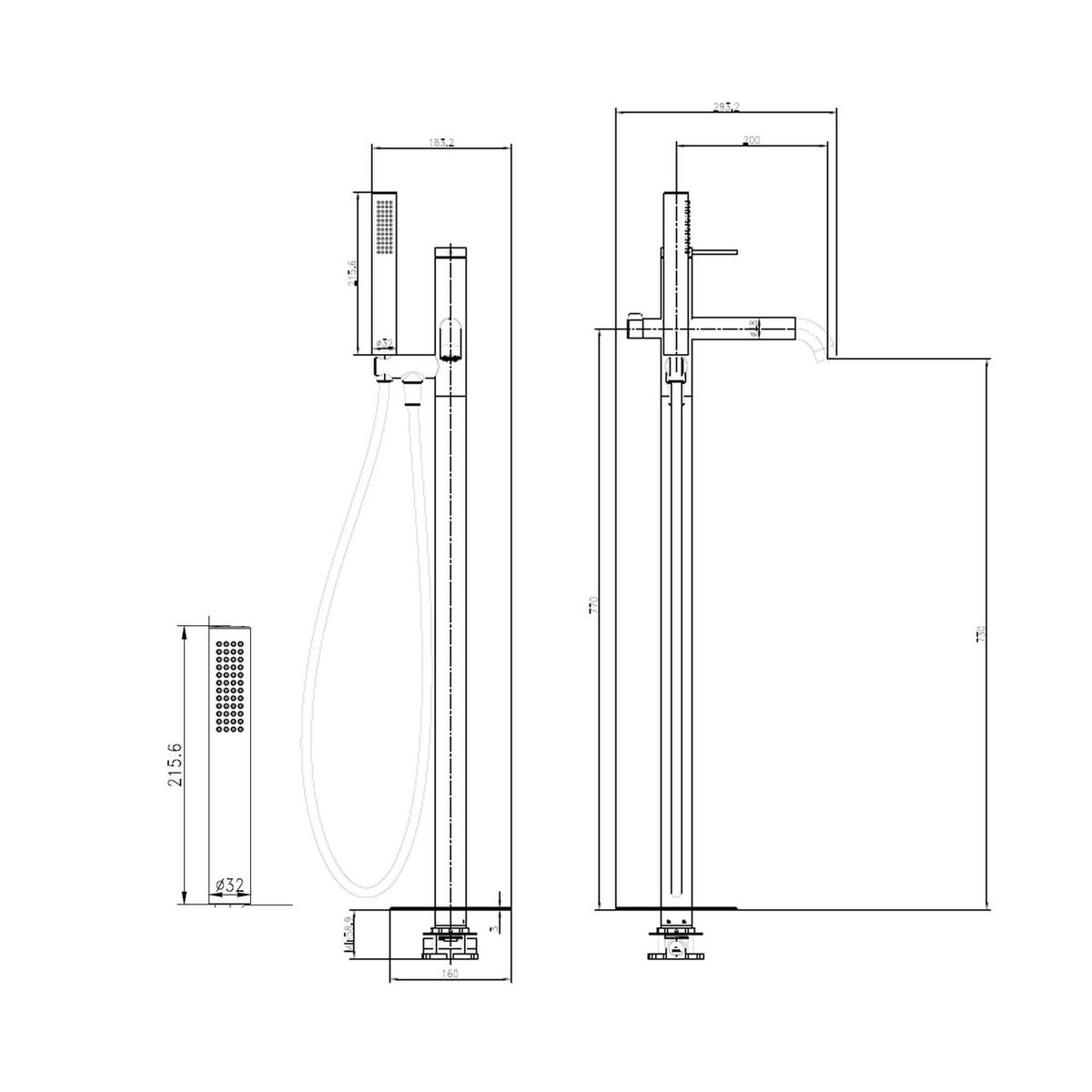 KLIPEN - Monomando tina Trend Grey