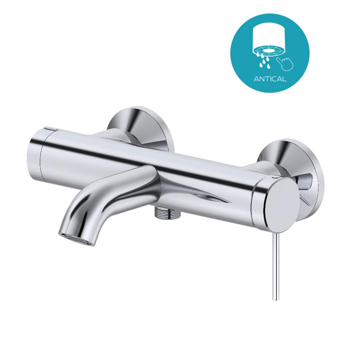 KLIPEN - Mezclador tina-ducha Trend Cromado