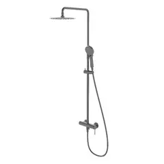 KLIPEN - Columna de ducha acero inoxidable duchas ABS flexible 150 cm