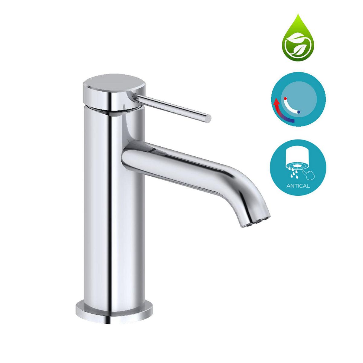 KLIPEN - Monomando lavamanos Trend Cromado