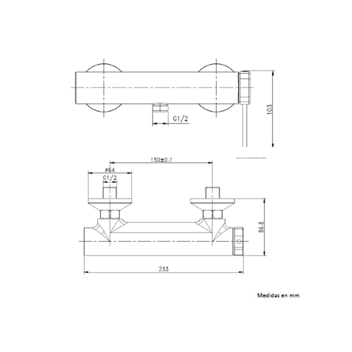 KLIPEN - Mezclador Trend Gris