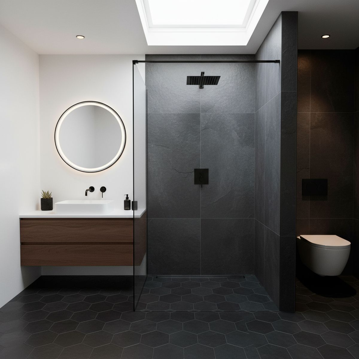 KLIPEN - Mezclador ducha Trend Negro