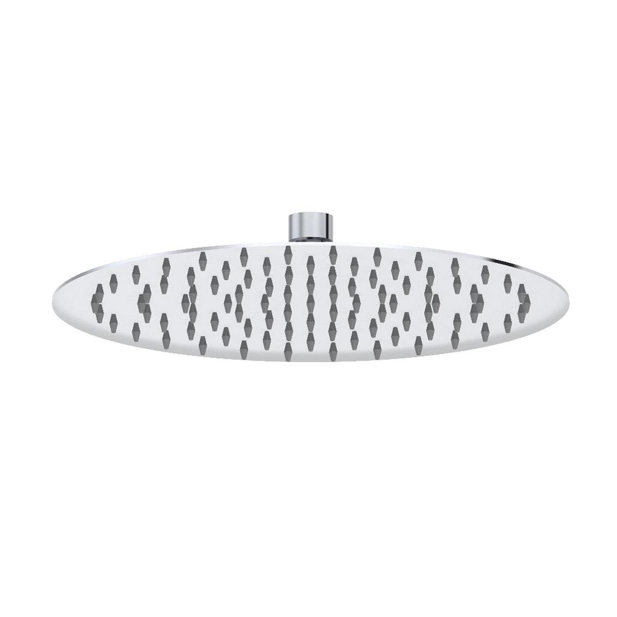 KLIPEN - Plato de ducha fija 30 cm diámetro acero inoxidable pulido