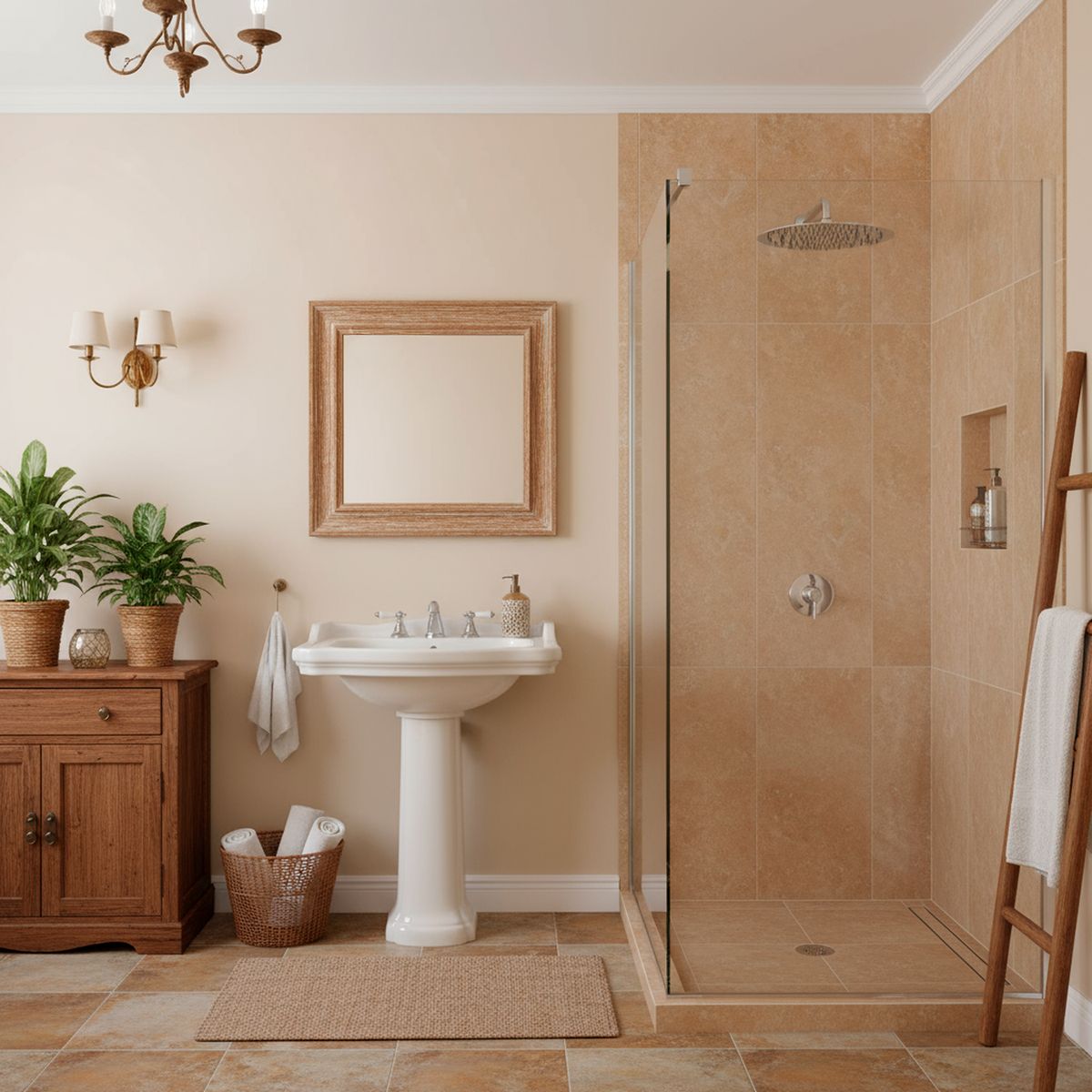 KLIPEN - Plato de ducha fija 30 cm diámetro acero inoxidable pulido