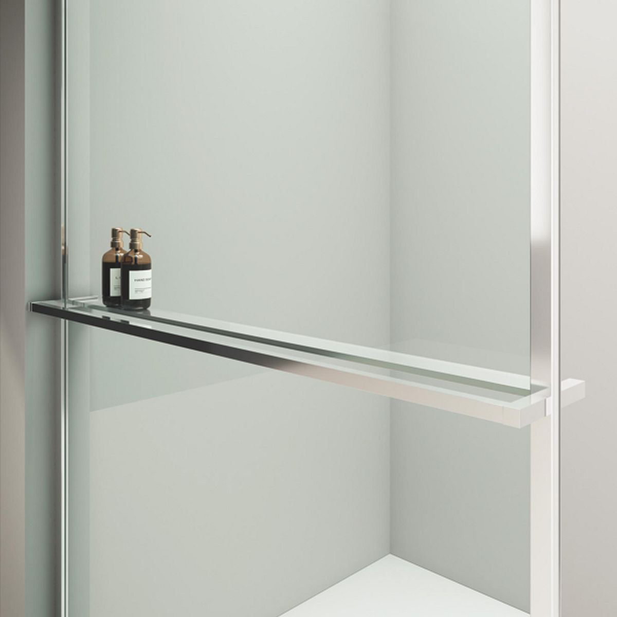 KLIPEN - Mampara de Ducha Fija 120x195 cm Vidrio Templado 6 mm