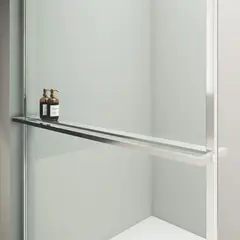 KLIPEN - Mampara de Ducha Fija 120x195 cm Vidrio Templado 6 mm