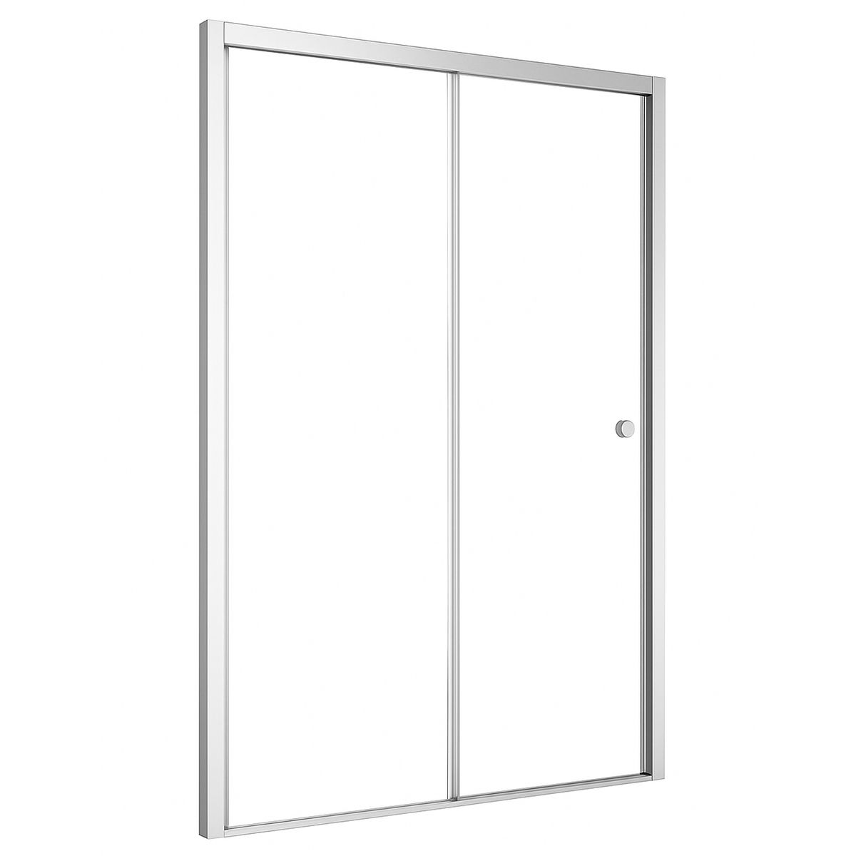 NORGLAS - Shower de Receptáculo Corredera 120x185 cm Vidrio Templado 8 mm