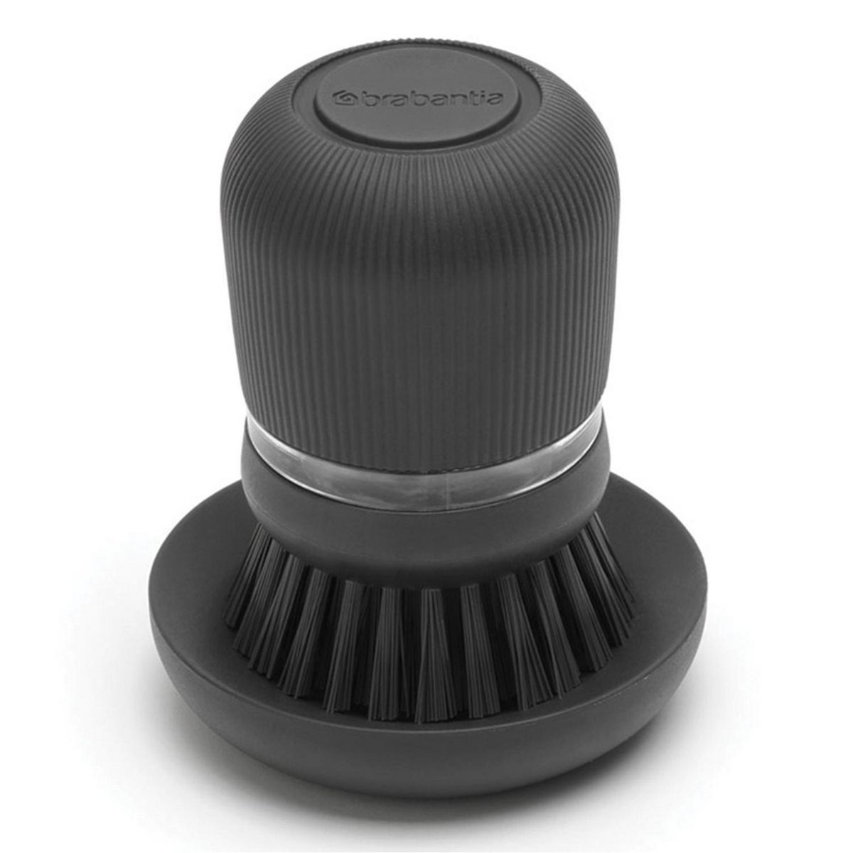 BRABANTIA - Cepillo para platos con dispensador gris