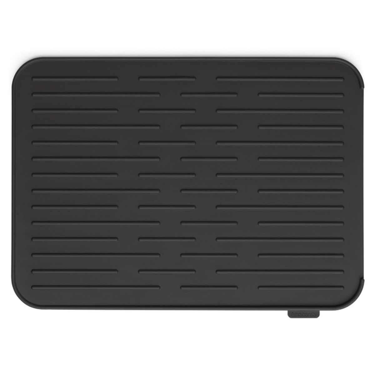 BRABANTIA - Bandeja secaplatos silicona 44x32 cm gris