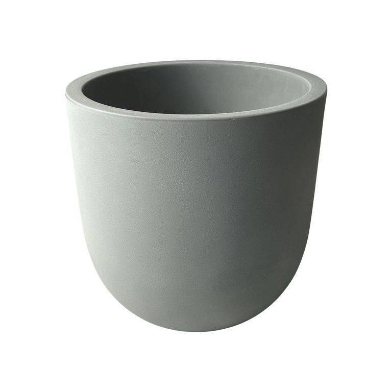 Macetero Rotomoldeo de Polipropileno 35x33 cm Gris