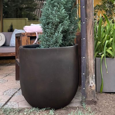 Imagen 2 del producto Macetero Rotomoldeo de Polipropileno 55x53 cm Cobre