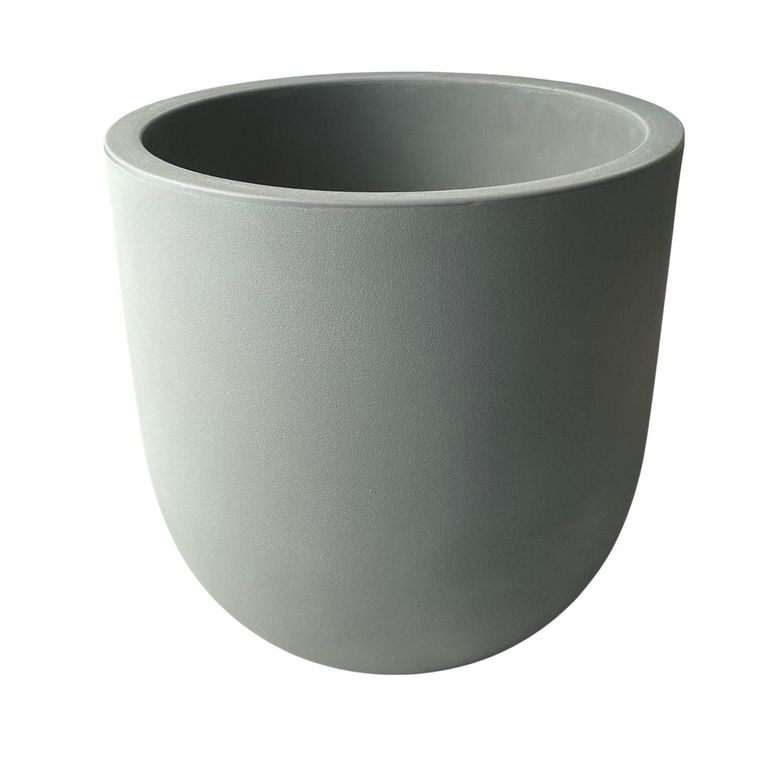 Macetero Rotomoldeo de Polipropileno 55x53 cm Gris