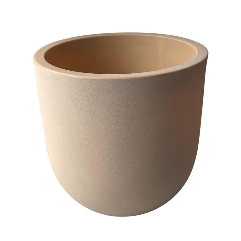 Macetero Rotomoldeo de Polipropileno 45x43 cm Crema