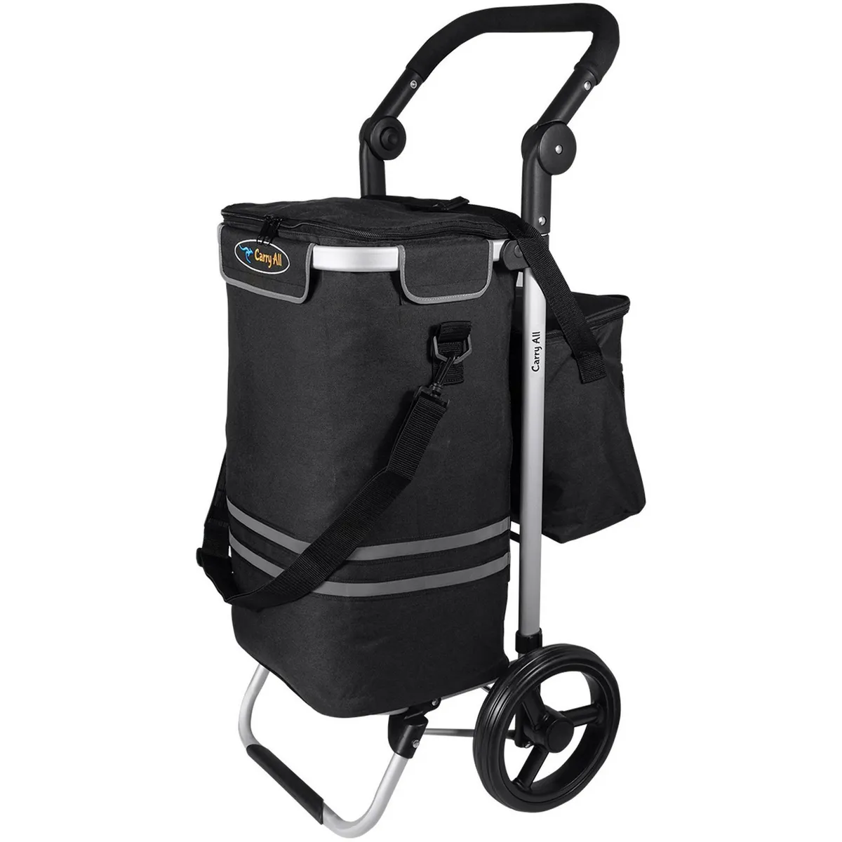 CARRY ALL - Carro de compras plegable Perth 52 l feria negro