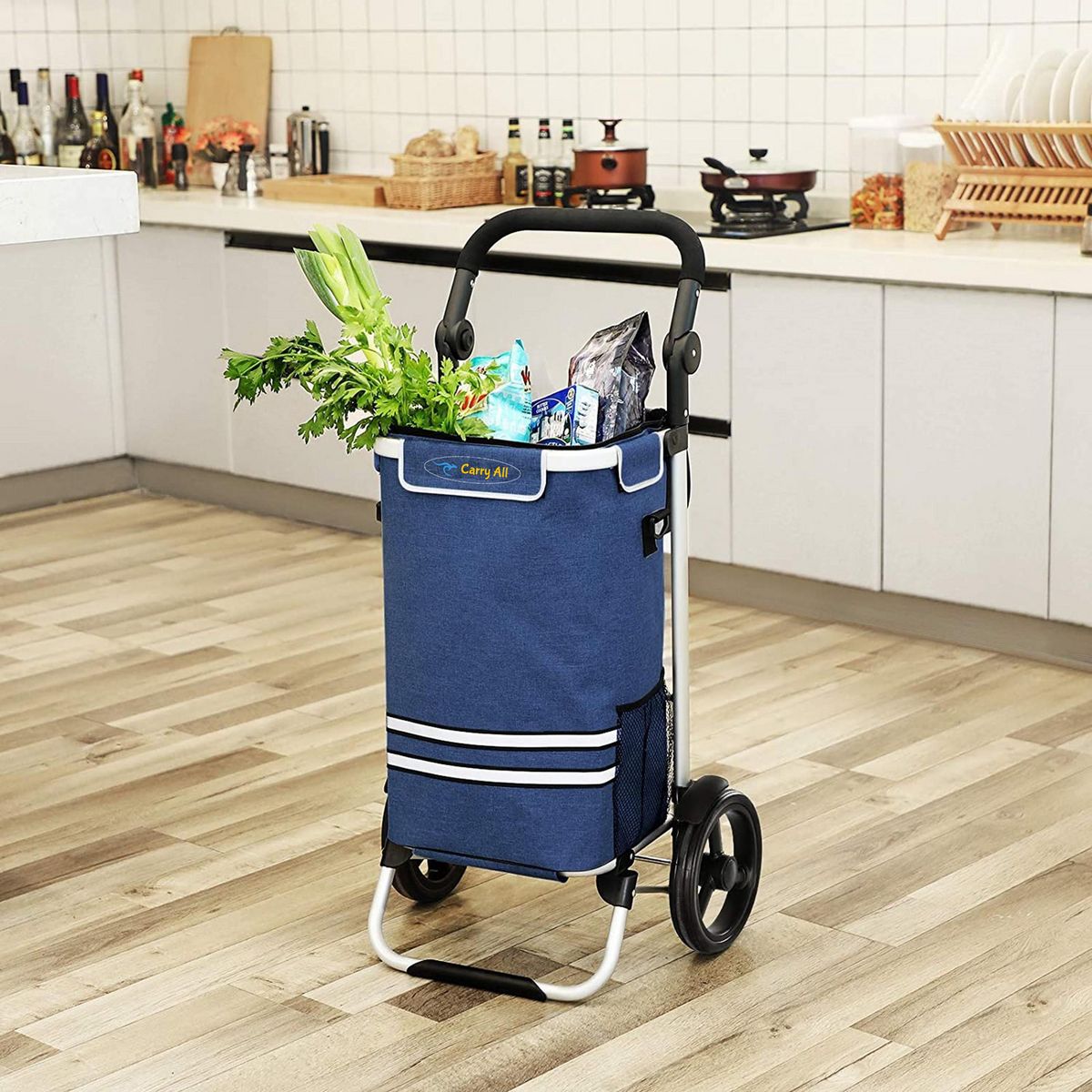 CARRY ALL - Carro Compras Plegable Perth 52 Litros Liviano Fácil De Transportar