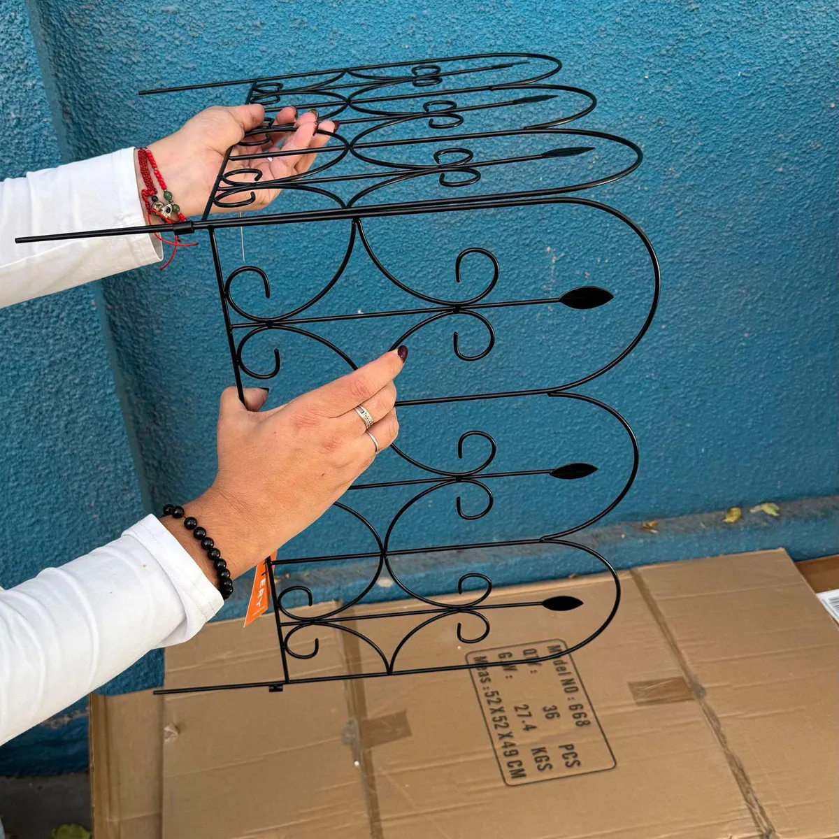 POTTERY - Cerco jardín metálico