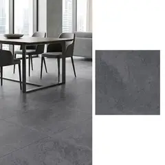 NEOX CERAMICA - Porcelanato 60x60 cm Apriko Anthracite Gris Oscuro 1.44 m2
