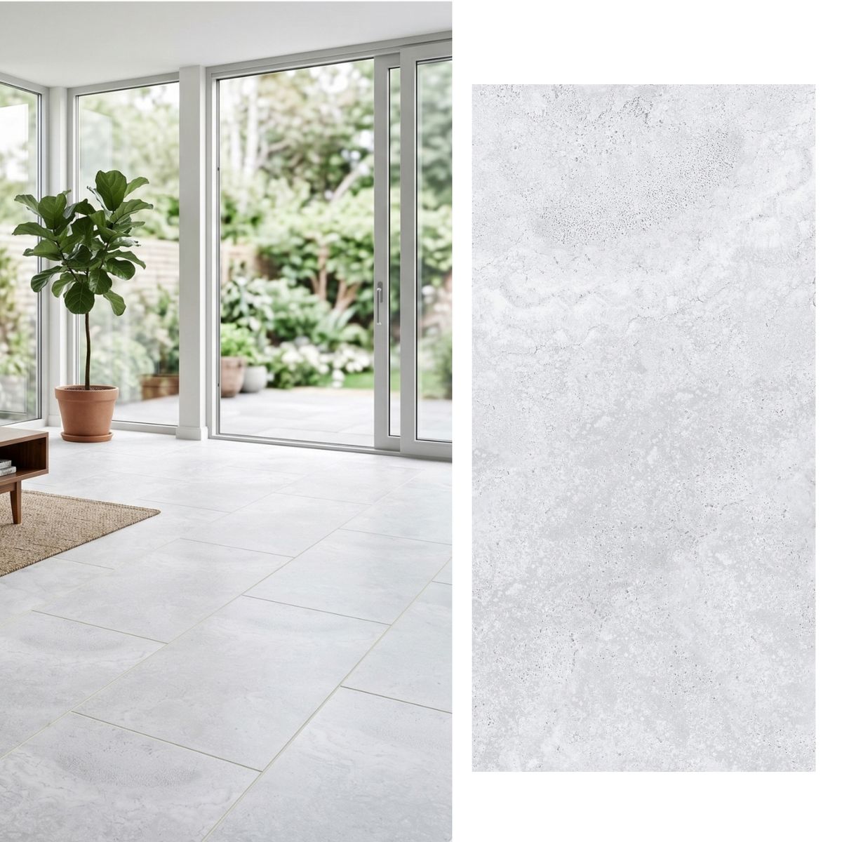 Porcelanato 60x120 cm Apriko Silver Gris 1.44 m2, marca GENERICO - Foto Principal