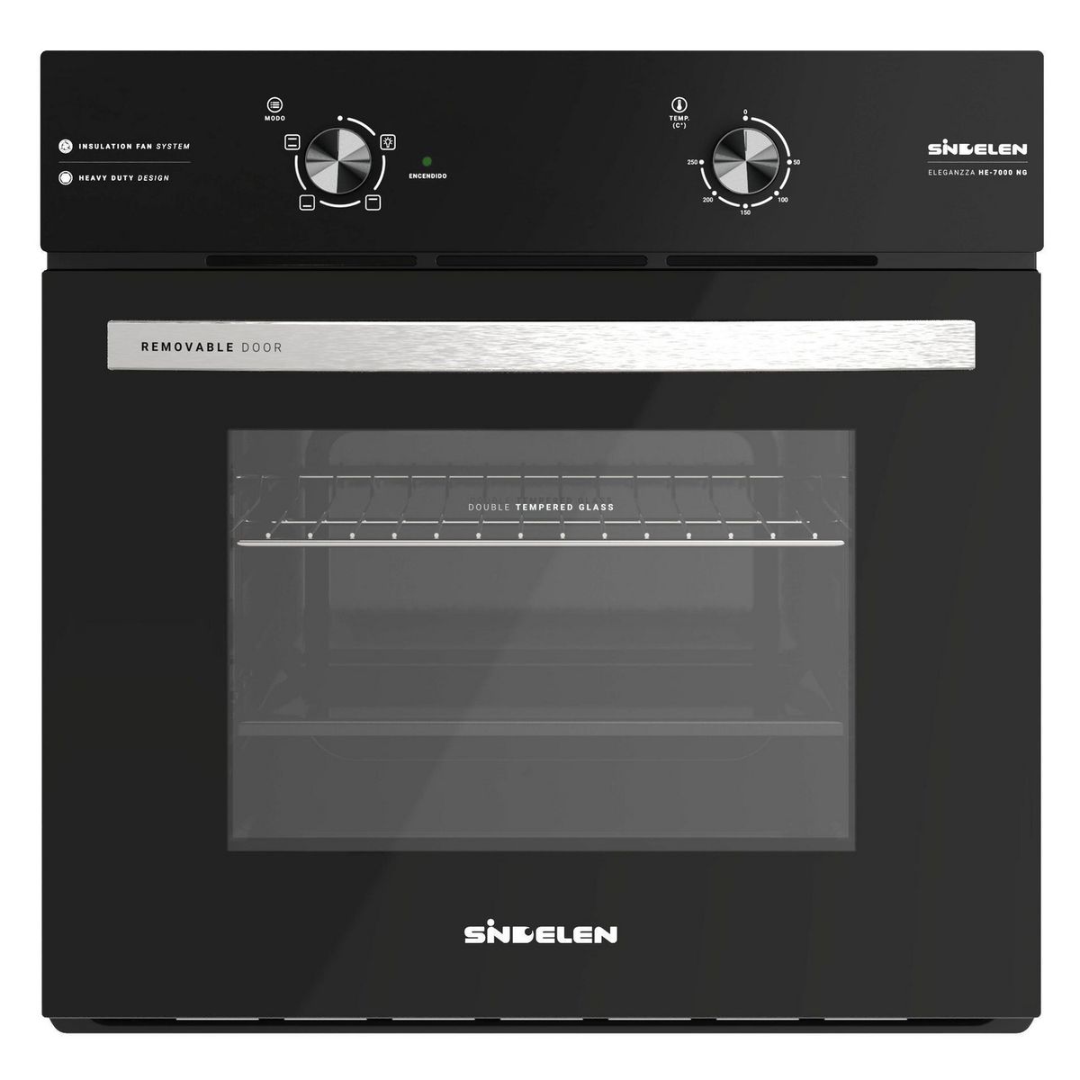 SINDELEN - Horno Eléctrico Empotrado 59 Litros HE-7000NG