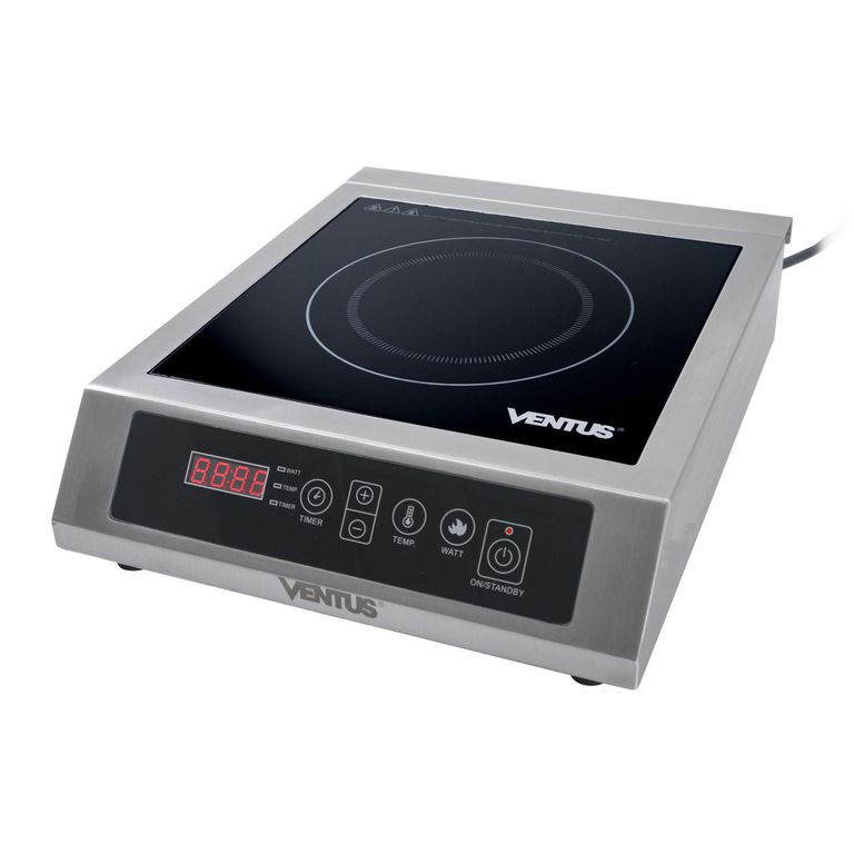 VENTUS Cocina Inducción 1 Platos Inox VCI-3500I