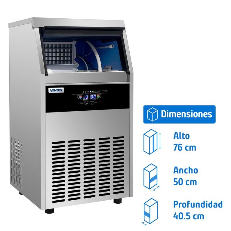Máquina Industrial Frío Directo 0 Litros Inox VMH-45